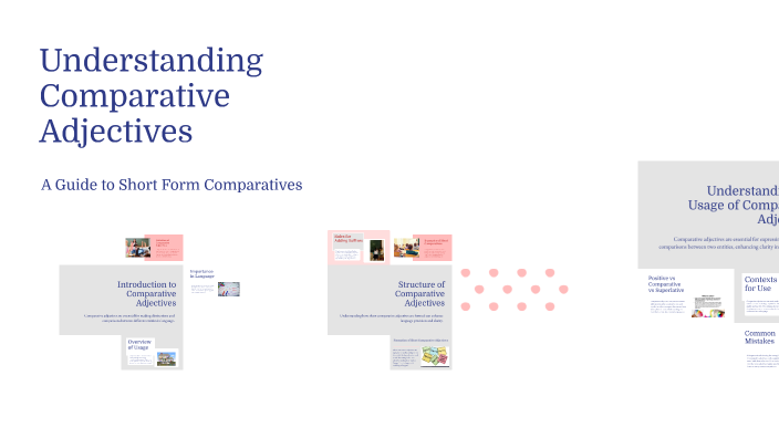 Understanding Comparative Adjectives by Mariam Kh on Prezi