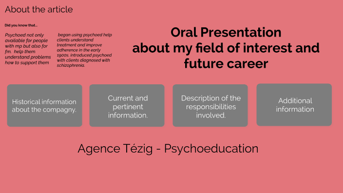 oral presentation by Ariane Maria on Prezi