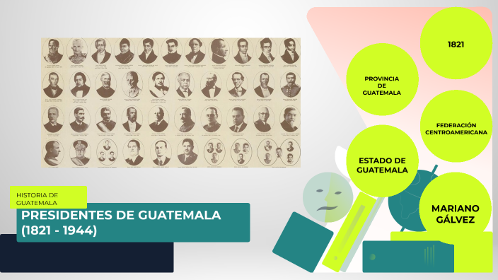 Presidentes de Guatemala (1821 - 1944) by Manuel Tec