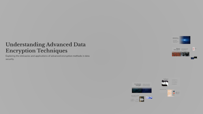 Understanding Advanced Data Encryption Techniques by abdessamad razaq ...