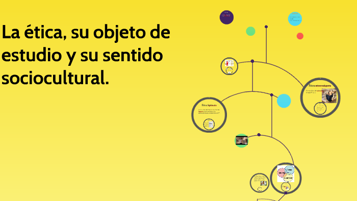 La ética, su objeto de estudio y su sentido sociocultural. by jose
