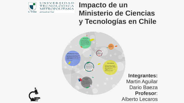 Impacto De Un Ministerio De Ciencias Y Tecnologías En Chile By Martin Aguilar 9277