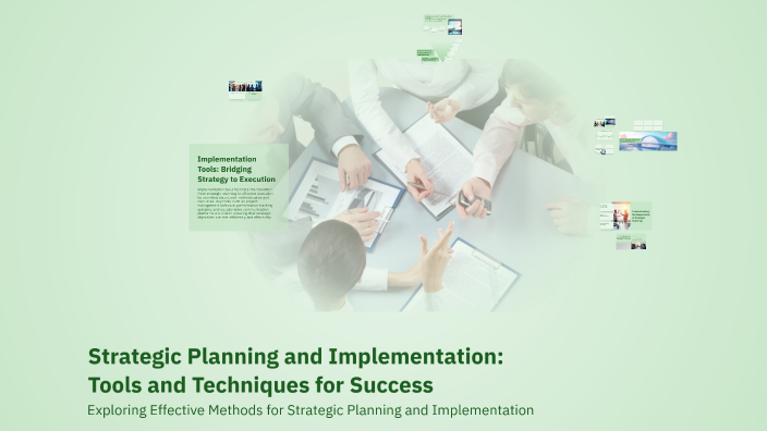 Strategic Planning and Implementation: Tools and Techniques for Success ...