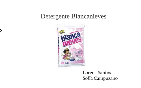 Campaña Publicitara "detergente Blanca nieves"