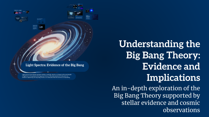 Understanding the Big Bang Theory: Evidence and Implications by James ...