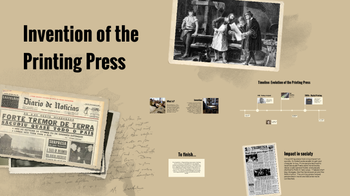 Invention of the Printing Press by Anita Pereira on Prezi