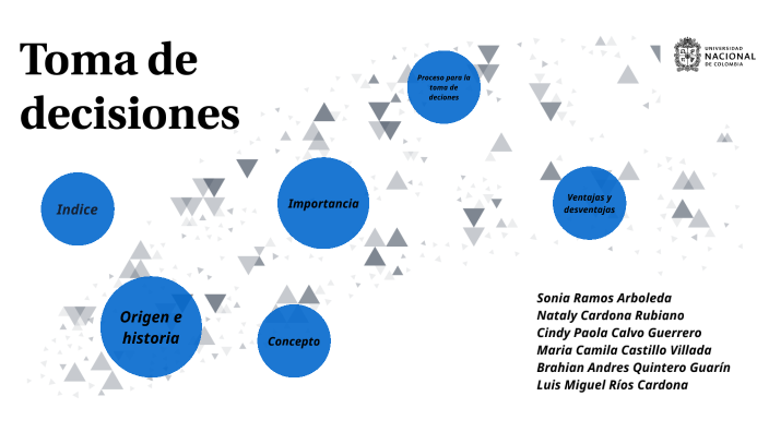 Toma de decisiones by Brahian Andres Quintero Guarin