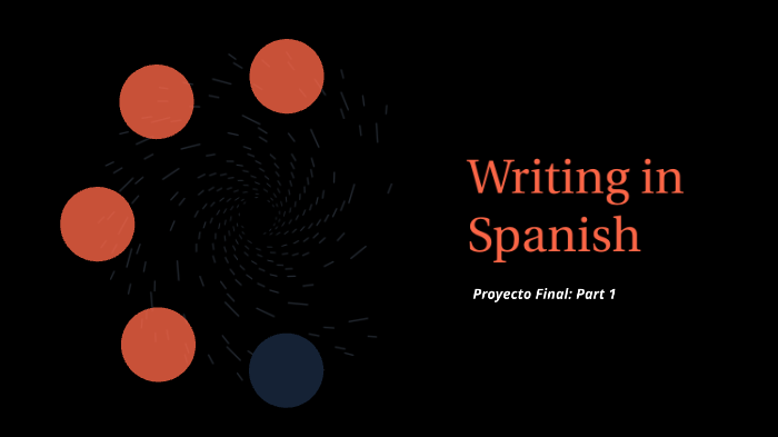 Proyecto Final Part 1: Writing in Spanish by Zoie Henson on Prezi