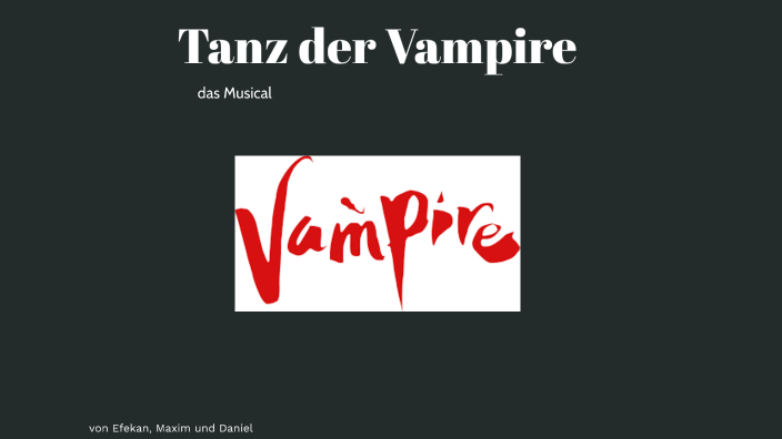 Tanz der Vampire by E.g