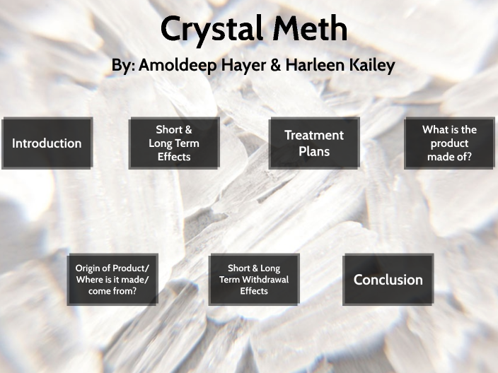 Crystal Meth By Harleen Kailey On Prezi