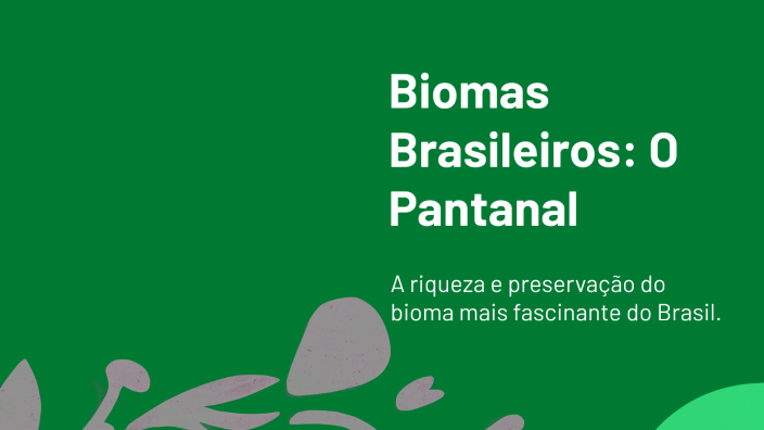 Biomas Brasileiros: O Pantanal by Mariana Rodrigues on Prezi