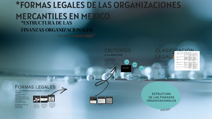 formas legales de las organizaciones mercantiles en México by Mayra