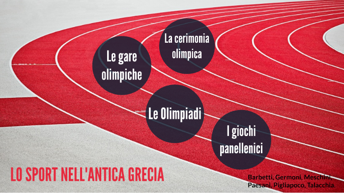 antica corsa olimpica