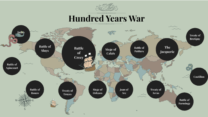 one hundred year war timeline