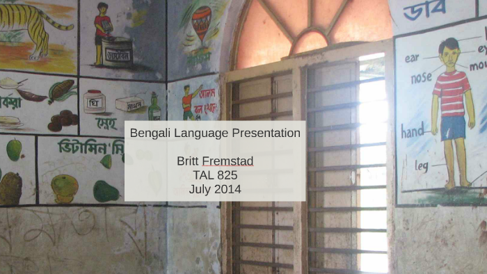 presentation in bengali language