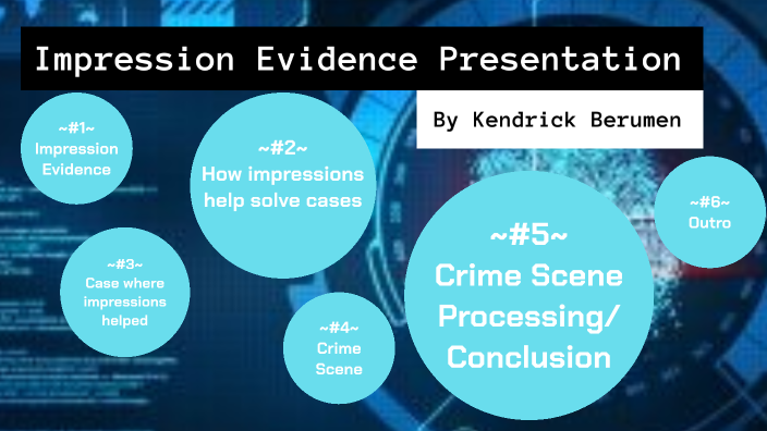case involving impression evidence