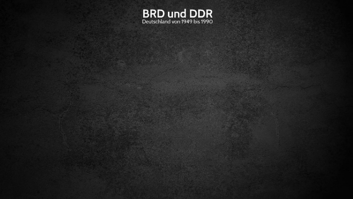 BRD vs DDR by l l on Prezi