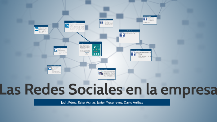 Las redes sociales by Judit Pérez on Prezi