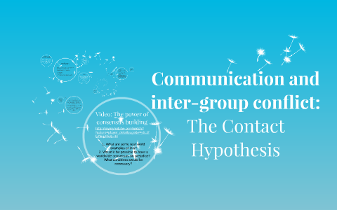 what is contact hypothesis in management