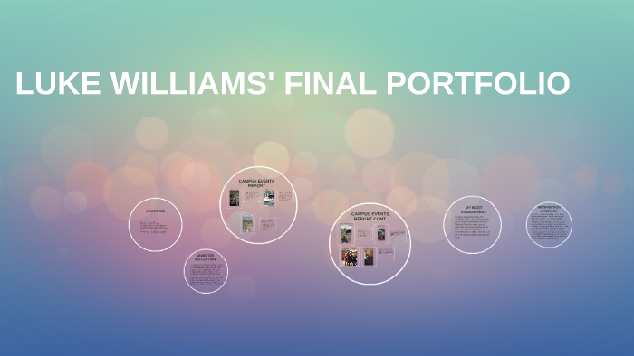 LUKE WILLIAMS' FINAL PORTFOLIO by Luke Williams on Prezi