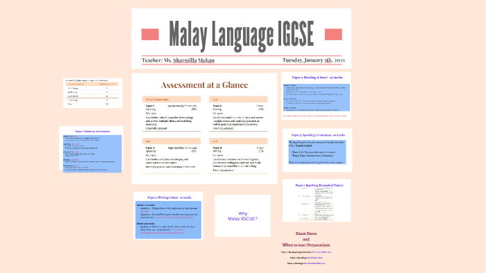 Malay Language Igcse By Sharmilla Mohan