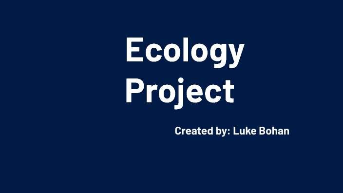 Ecosystem Project by Luke Bohan on Prezi