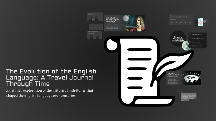 The Evolution of the English Language: A Travel Journal Through Time by ...