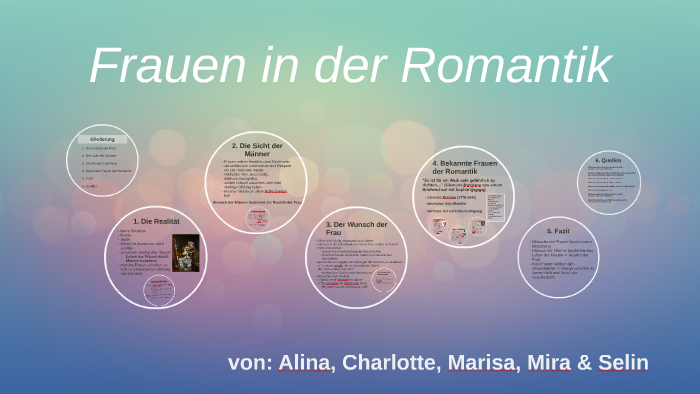 Frauen In Der Romantik Frauen in der Romantik by Mira Lundius on Prezi