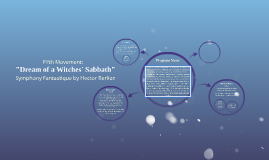 Dream Of A Witches Sabbath By Brooke Yeager The fifth movement is a satanic dream. dream of a witches sabbath by brooke