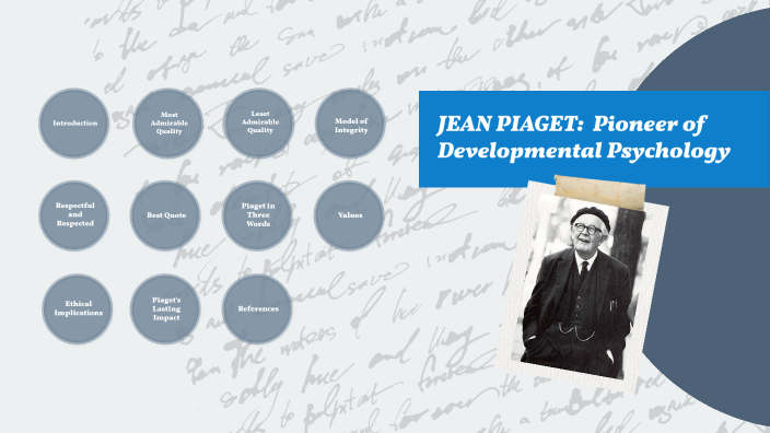 Jean Piaget Pioneer of Developmental Psychology by Heather Bee on