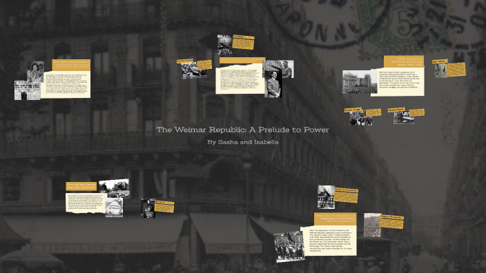 The Weimar Republic by isabella dejean on Prezi