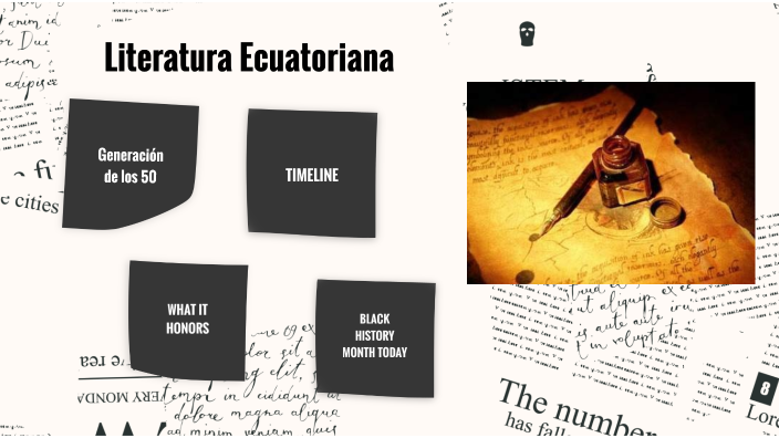 Literatura Ecuatoriana de los 50 by Edisson Sucunuta on Prezi