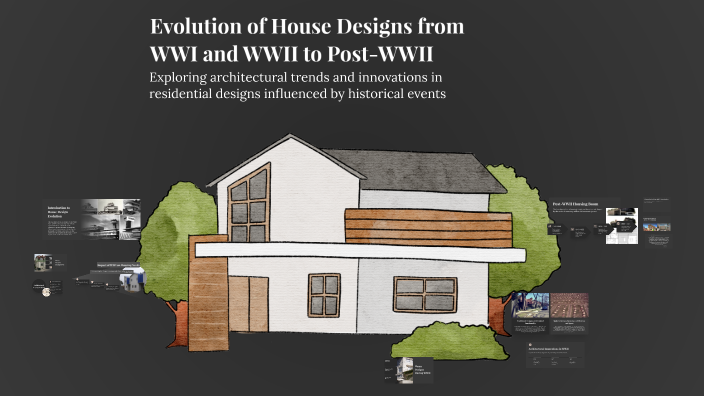 Evolution of House Designs from WWI and WWII to Post-WWII by Michelle ...