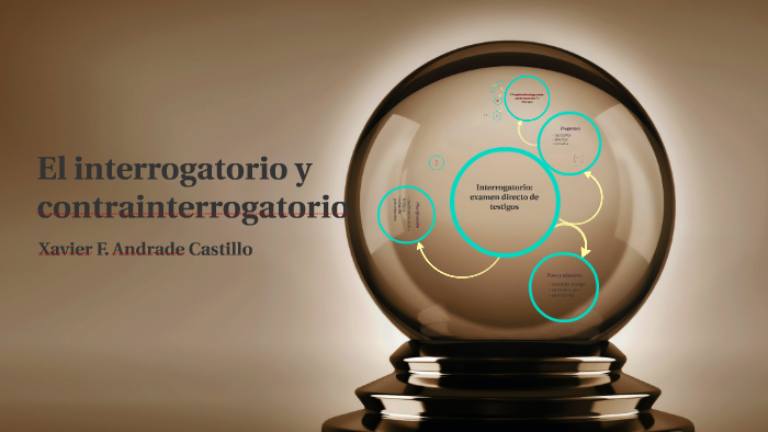 El Interrogatorio Y Contrainterrogatorio By Diana Estrella On Prezi