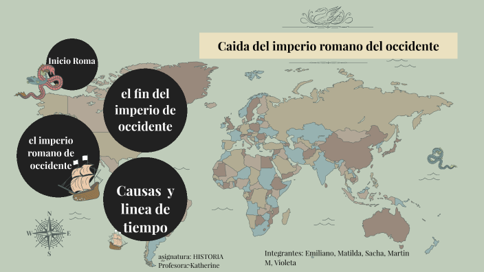 caída del imperio romano de occidente by angelica evergaden on Prezi