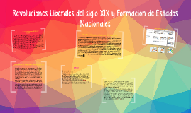 Revoluciones Liberales Del Siglo Xix Y Formacion De Estados By Rocio Lluch