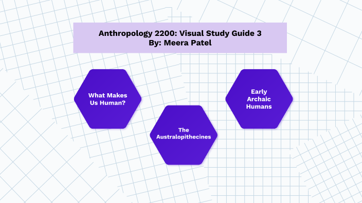 Anthropology Visual Study Guide OSU 3237 – MindView