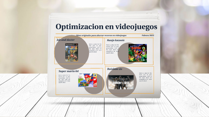 Optimización en videojuegos by Javier Gonzalez Rodriguez