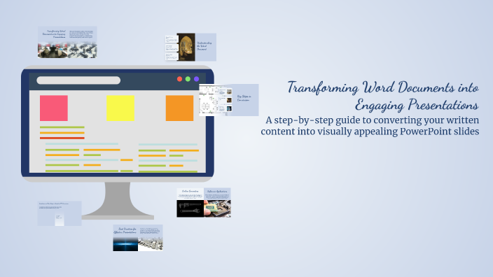 Transforming Word Documents into Engaging Presentations by mohit ...