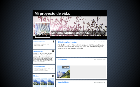 Mi proyecto de vida. by mariana cardona on Prezi