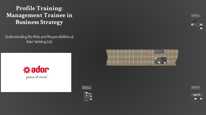 Ador Welding-Profile Training: Management Trainee in Business Strategy ...