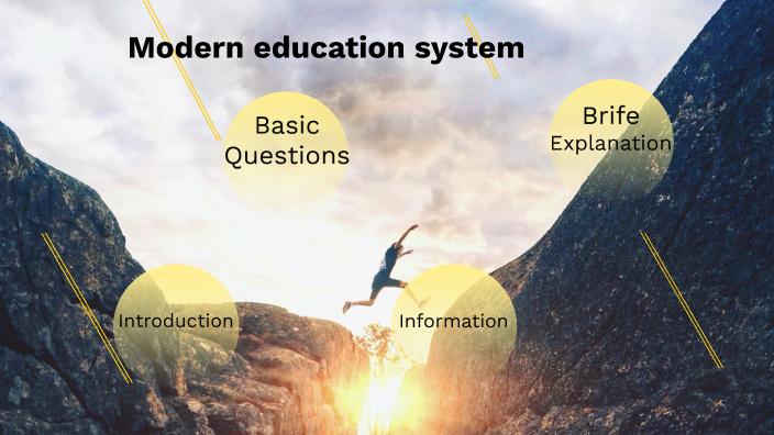 project on modern education system