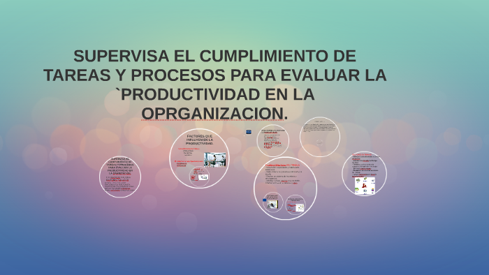 SUPERVISA EL CUMPLIMIENTO DE TAREAS Y PROCESOS PARA EVALUAR by Josè