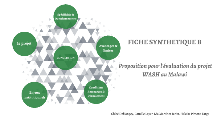 Proposition pour l'évaluation du projet WASH au Malawi by Héloise