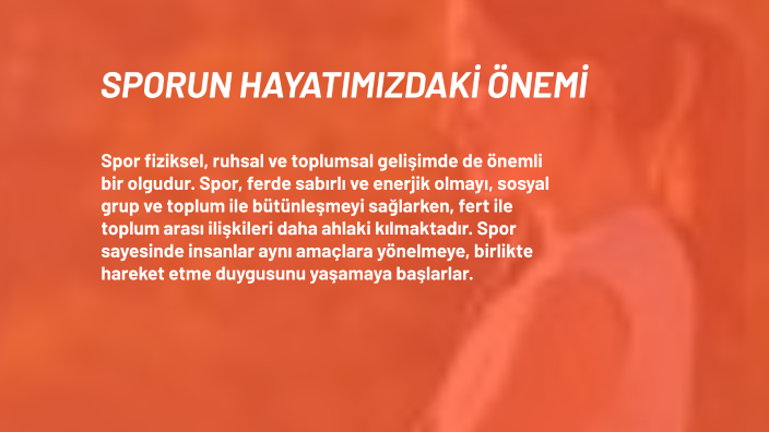 The Importance of Sports in Our Lives by dilan imre on Prezi
