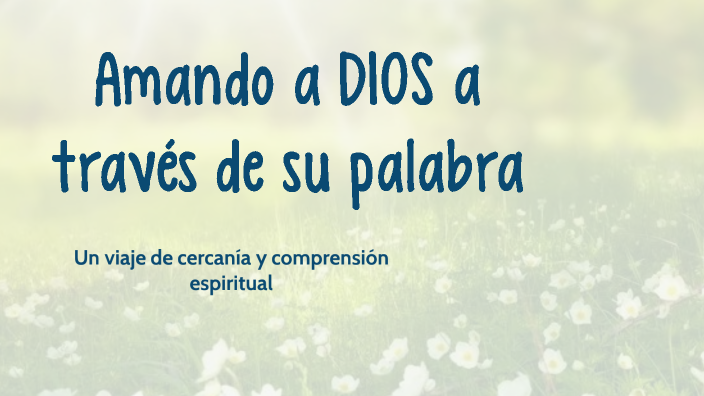 Amando a DIOS a través de su palabra by Jose Alexander Lopez Guevara on ...
