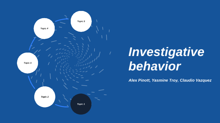 Investigative behavior by Alex Pinott on Prezi