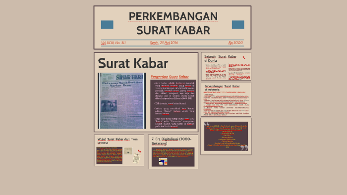 PERKEMBANGAN SURAT KABAR by titah nur yasmin on Prezi