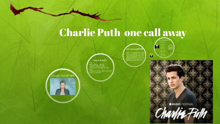 Charlie Puth의 One Call Away By Bo Hyeon Jeong - charlie puth one call away code for roblox