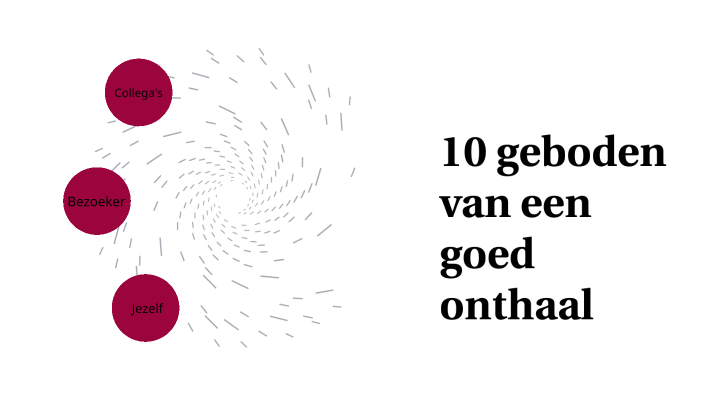 10 geboden van een goed onthaal by Dina Schurmans on Prezi